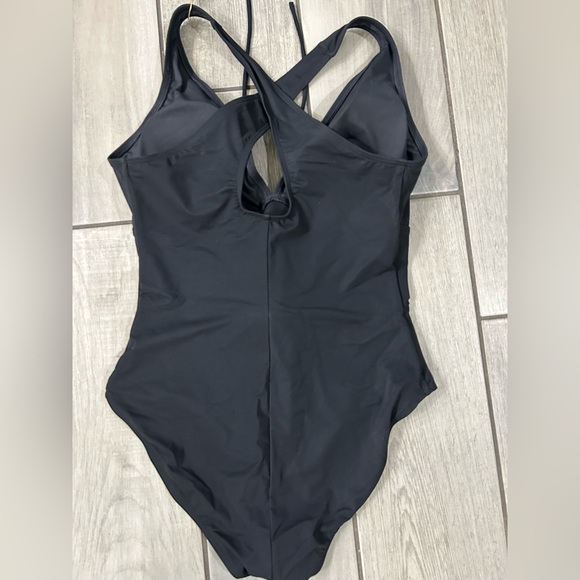 SHAPELLX Women's Slimming Swimwear Push Up V Neck Tummy Control Swim Suit - Picture 8 of 10